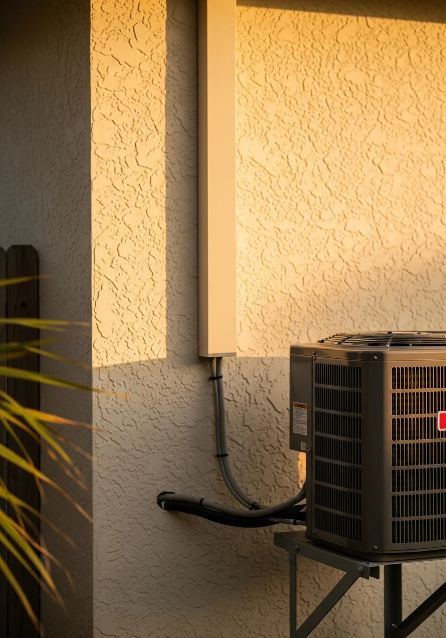 Skilled technician working on a Daytona Beach home exterior, showing professional attention to detail.